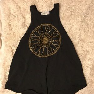 Rare glitter tap back push up SoulCycle tank